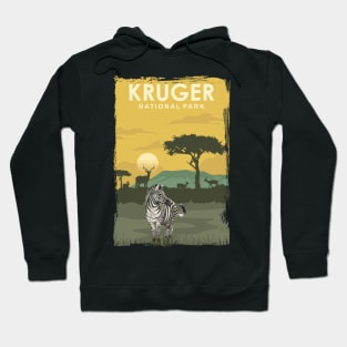 Kruger National Park Travel Poster South Africa Hoodie